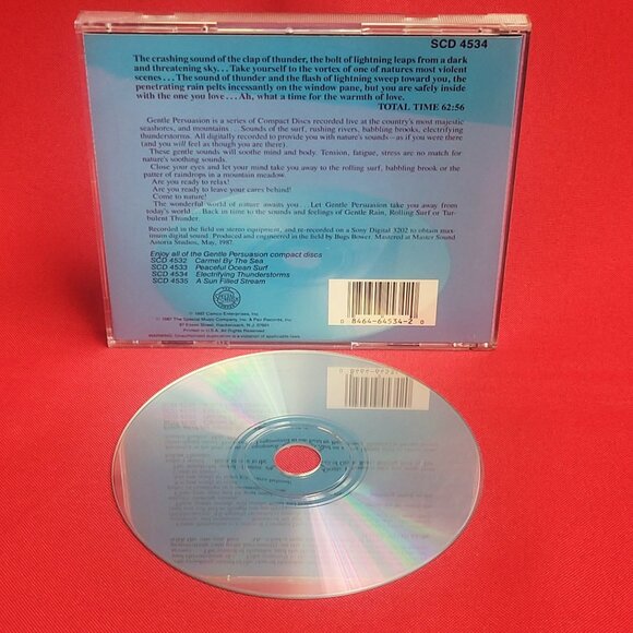 Electrifying Thunderstorms Gentle Persuasion The Sounds of Nature CD 1987 - Picture 8 of 8